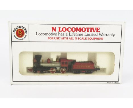 Bachmann N Gauge 51074 American 4-4-0 Central Pacific Loco "Jupiter" - excellent/very good+ in box 
