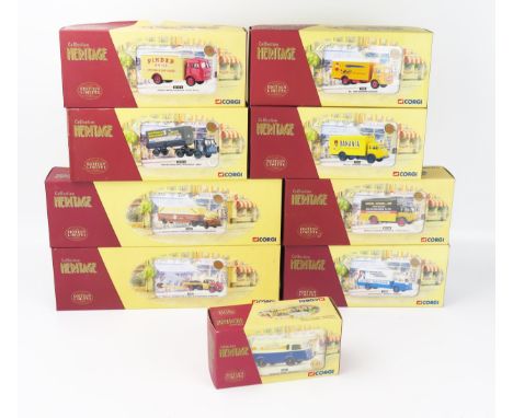 Corgi Collection Heritage Group of 9 Limited Editions Boxed - as new in boxes 