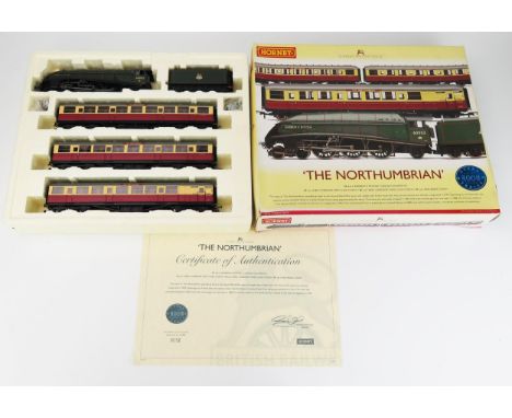 Hornby OO Gauge R2435 Train Pack and "The Northumbrian" Train Pack with BR 4-6-2 "Andre K McCosh" Class A4 No.60003, BR (ex L