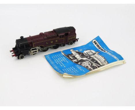 Wrenn OO Gauge W2219 2-6-4T Class 4MT Tank Loco, maroon LMS 2679 - excellent with manual 