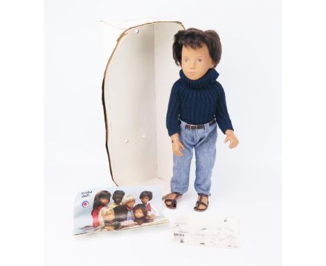 Sasha Dolls 301 Gregor Dark Denims 16" tall with tag, instruction leaflet, catalogue and partial box 