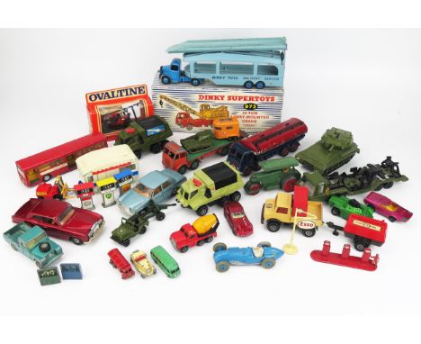 Collection of 1950's to 1970's Diecast including Dinky 902 Foden, Foden "REGENT" tanker, Pullmore Car Transporter and ramp, 2