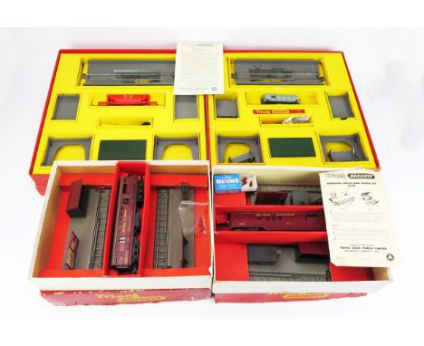 Triang Railways OO Gauge Operating Sets Group - Royal Mail Coach Sets R23 and R119, R135 Ore Wagon Set and R161 Hopper Wagon 