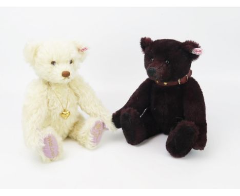 Steiff Teddy Bear Limited Edition Pair - (1) Diana Memorial Bear 662560 (01309), (2) Bordeaux with growler 038754 (00613), ta