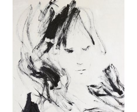 Gino Hollander (1924 - 2015), oil on canvas, portrait of a girl, signed and dated 1970, 40" x 30", framedGood condition 