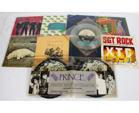 10 x Pop/Rock 7" singles/EPs to include Depeche Mode (2) - Just Can't Get Enough (MUTE 016). See You (MUTE 018). OMD - Pandor