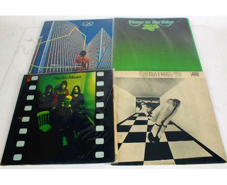 4 x Yes LPs. the Yes Album (K40106), reissue. Time And A Word (K40085), reissue. Close To The Edge (K 50012), textured gatefo