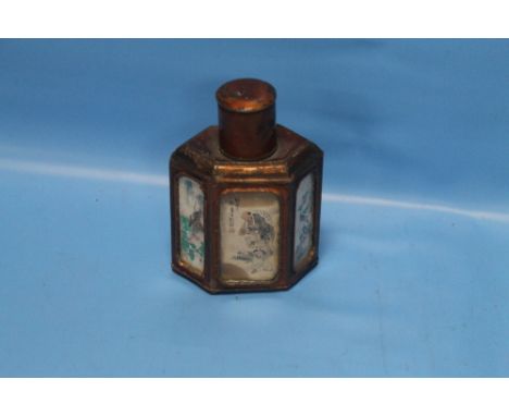 AN ORIENTAL TEA CADDY