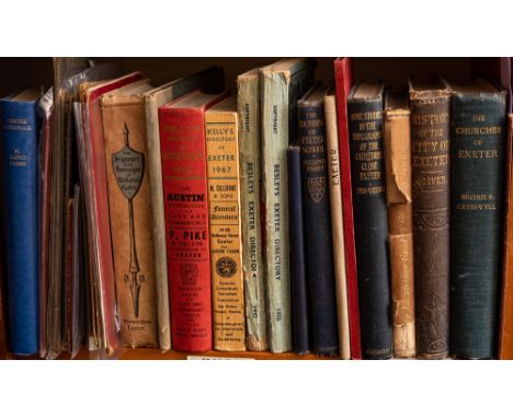 DYMOND, Robert - The Old Inns and Taverns of Exeter : Cont. cloth, 8vo, 1880. With a shelf of books on Exeter inc. view books