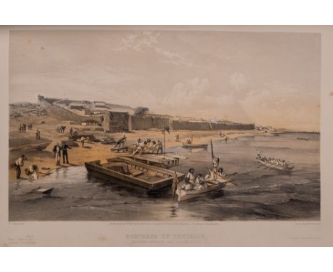 SIMPSON, William - The Seat of the War in the East : 2nd series, 41 tinted lithograph plates, half tan morocco, large folio, 