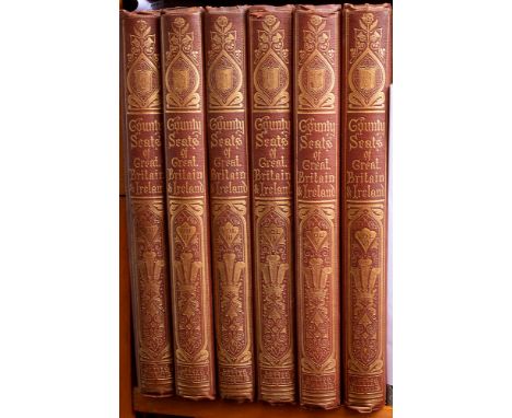 MORRIS, F. O - A Series of Picturesque Views of Seats of the Noblemen and Gentlemen of Great Britain and Ireland : 6 vol. set