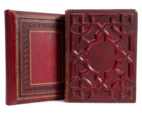 CARTE DE VISITE :  Two 19th cent. Albums containing many carte de visite photographic cards of members of the Royal Family, N