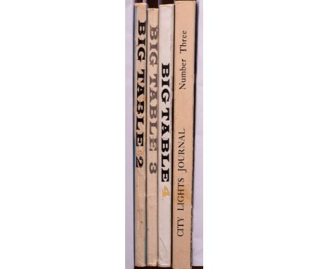 BIG TABLE - Numbers 2, 3, & 4. card covers, Chicago, (1949 ) * contributions or by Ginsberg, Burroughs, Ferlinghetti, etc. Wi