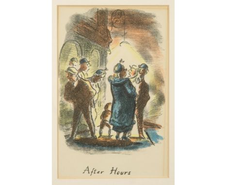 ARDIZZONE, Edward : ( 1900-1979 ) ' After Hours ' colour lithograph, f & g, circa 1949.
