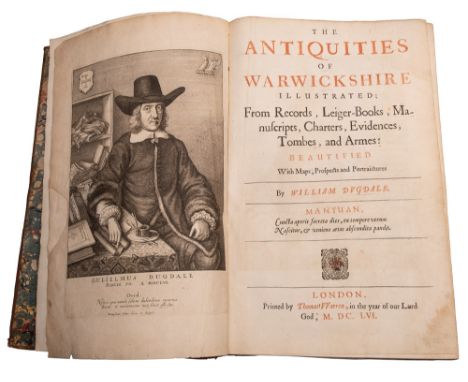 DUGDALE, William - The Antiquities of Warwickshire Illustrated; from records, leiger-books, manuscripts, charters, evidences,