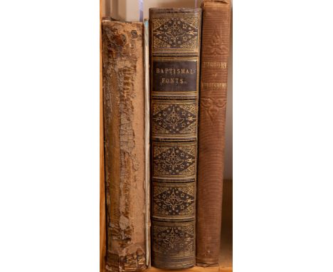 [ VARIOUS ] - A History of Wednesbury, in the County of Stafford : lithograph frontispiece, 3 plates of coats of arms, 9 fold