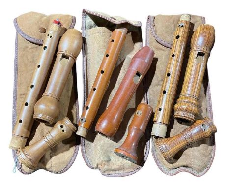 A German G.E Huber Horgen recorder, and two others (3)