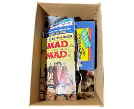 A quantity of boxed jigsaws, card games, Bayko building set and other similar items