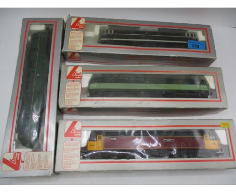 Four boxed 00 gauge Lima models to include 205239A2, 205150A3, 205219A1, and 205253A1 