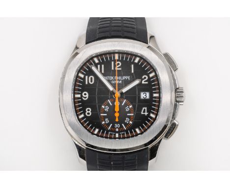 A PATEK PHILIPPE AQUANAUT WATCHPatek Philippe Geneve Aquanaut Watch, model 5968A - Engravings on inner rear workings as follo