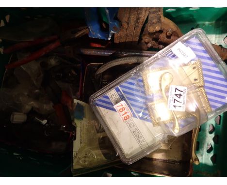 Box of mixed tools/fixings including pliers extractors. Not available for in-house P&amp;P 