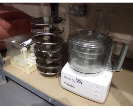 Compact 3100 automatic Magimix food processor with extra blades and mixers. Not available for in-house P&amp;P 