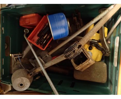 Mixed tools including weed burner. Not available for in-house P&amp;P 