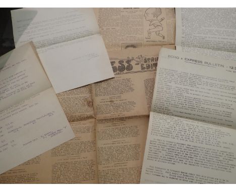 1926 edition of the Liverpool Echo, detailing the General Strike, together with unpublished Echo bulletins. P&amp;P Group 1 (