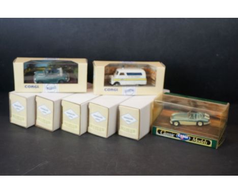 Seven Boxed Classic Vehicles by Corgi including model no's. 96923, 96751, 96849, 96951, 96866, 96904 and 96892 plus a Boxed C