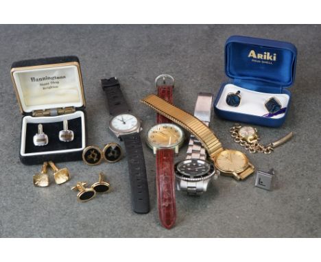 A small collection of ladies and gents wristwatches to include Timex and Citizen examples. 