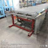 Glass flip table 62" wide