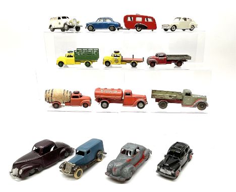 Various Scandinavian Makers - thirteen unboxed and playworn die-cast models comprising K.A. Birk &amp; Co Copenhagen van; BT 
