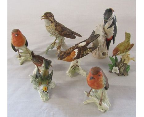 Selection of Goebel bird figures (1 af)