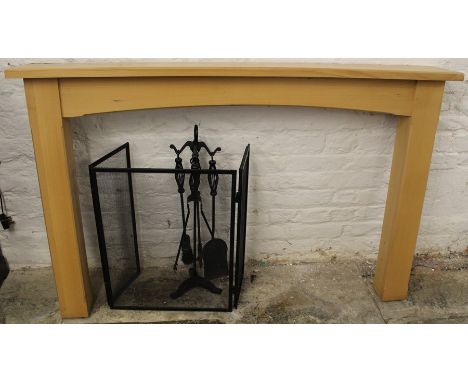 Fireguard, companion set &amp; modern fire surround