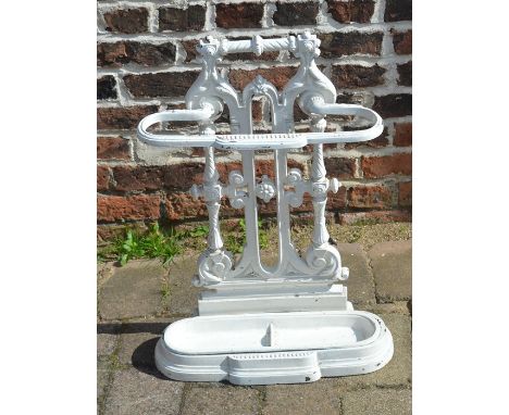 Cast iron umbrella / stick stand in the Coalbrookdale style