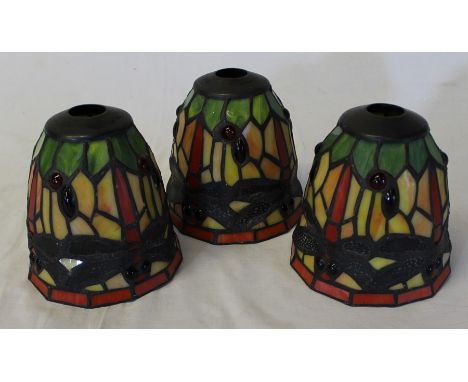 3 Tiffany style lamp shades