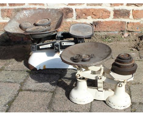 2 sets of scales &amp; weights