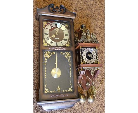 Modern wall clock &amp; Dutch striking wall clock