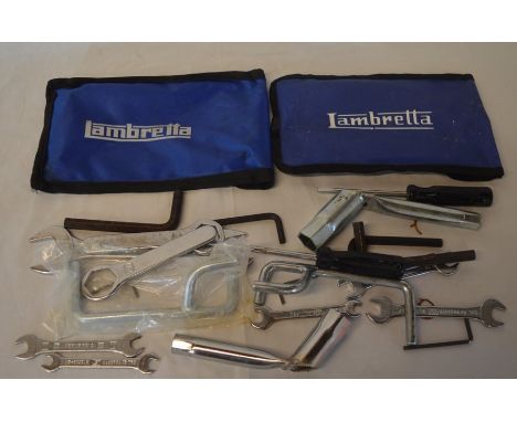 2 Lambretta tool bags &amp; some tools