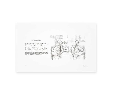Bob Dylan (American 1941-), 'All Along The Watchtower', 2018, limited edition print on 300gsm Somerset paper, signed and numb