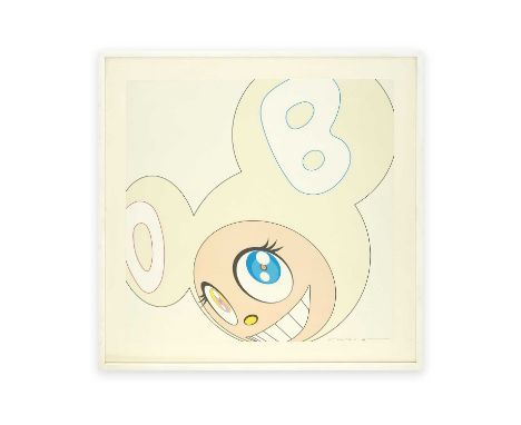 Takashi Murakami (Japanese 1962-), 'DOB (White), 2004, offset lithograph in colours on wove paper, signed, dated and numbered