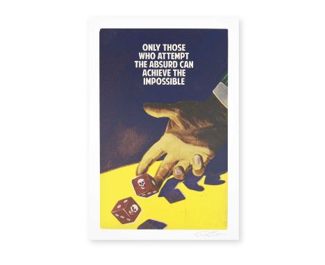 Connor Brothers (British Duo), 'Only Those Who Attempt The Absurd', 2019, giclee with silkscreen varnish on wove paper, signe