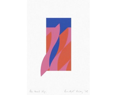 Bridget Riley (British 1931-), 'One Small Step', 2009, screenprint in colours on wove paper, signed and numbered from an edit
