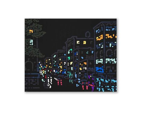 Yoon Hyup (Korean 1982-), 'In The City', 2023, UV pigment print with silkscreen varnish on 410gsm Somerset Tub-sized paper, s