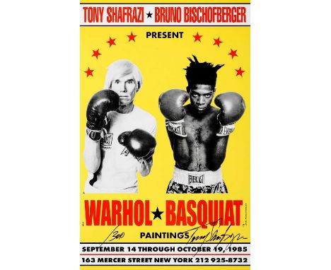Andy Warhol &amp; Jean-Michel Basquiat (Collaboration), 'Warhol-Basquiat 1985 Limited Edition Poster (30th Anniversary Editio