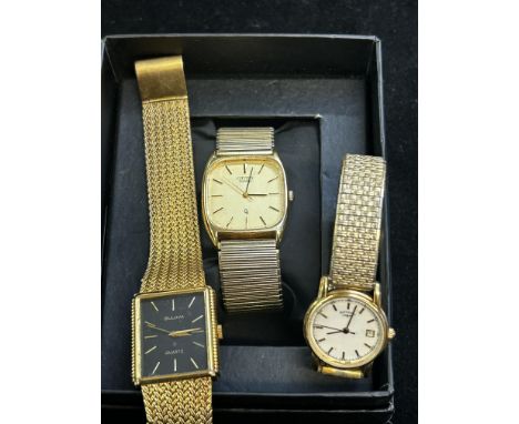 Citizen, Bulova & Rotary wristwatch 