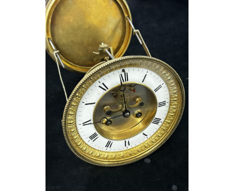 Visual escapement movement for mantle clock 