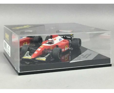 COLLECTION OF DIE-CAST MODEL VEHICLES,mixed manufacture and size, predominantly Ferraris by Corgi, Burago, Ertl, Dinky and fu