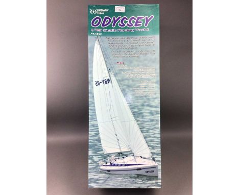 ODYSSEY 1/23 SCALE RACING YACHT,in original box, along with two other model boats (3)