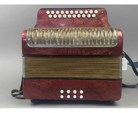 HOHNER CORSO ACCORDIANThe bellows appear to be intact.Notes sound reasonable for all buttons
